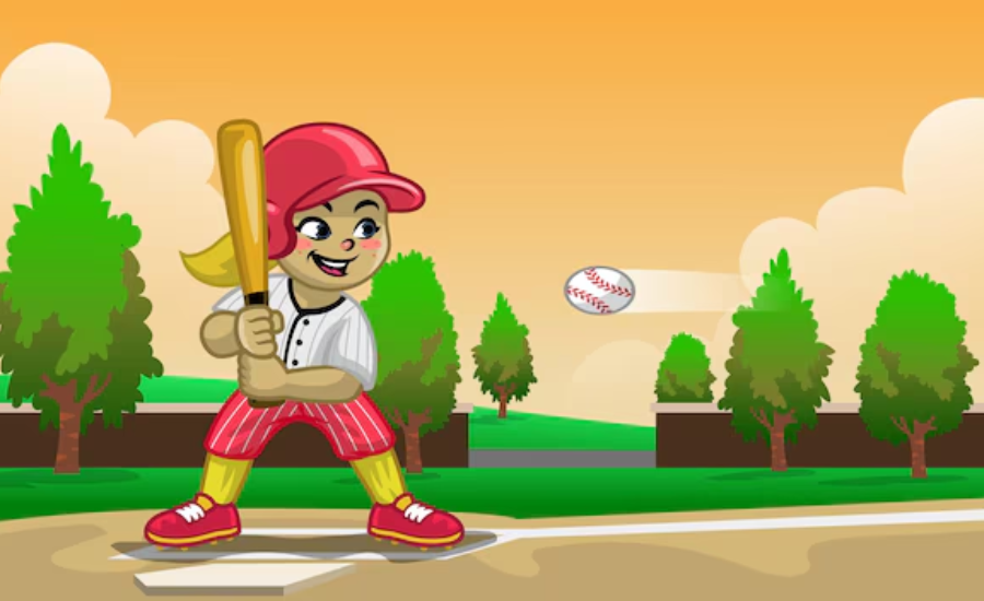 Skrawer Baseball Cartoon